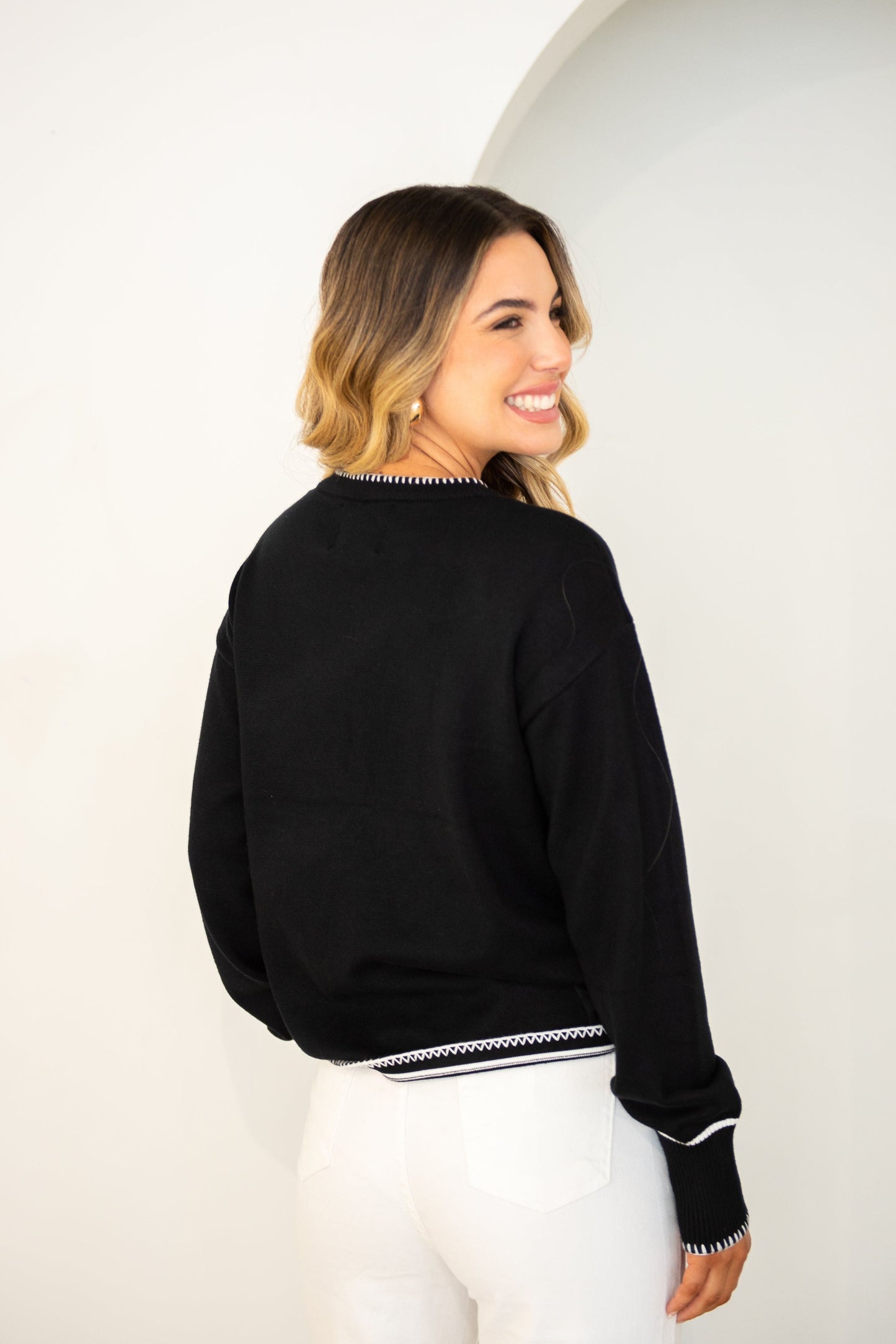 Coco Knit Jumper - Black