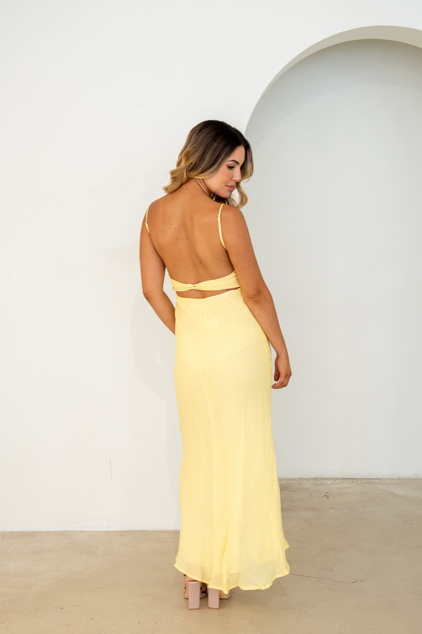 Malia Maxi Dress Yellow