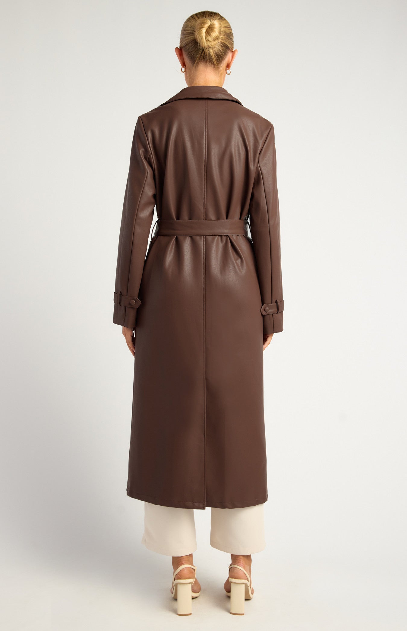 ELLE TRENCH COAT CHOCOLATE