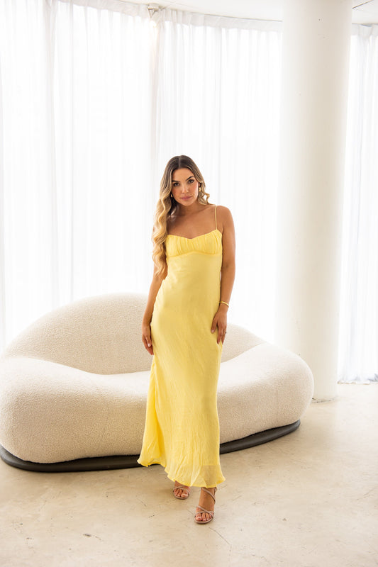 Malia Maxi Dress Yellow