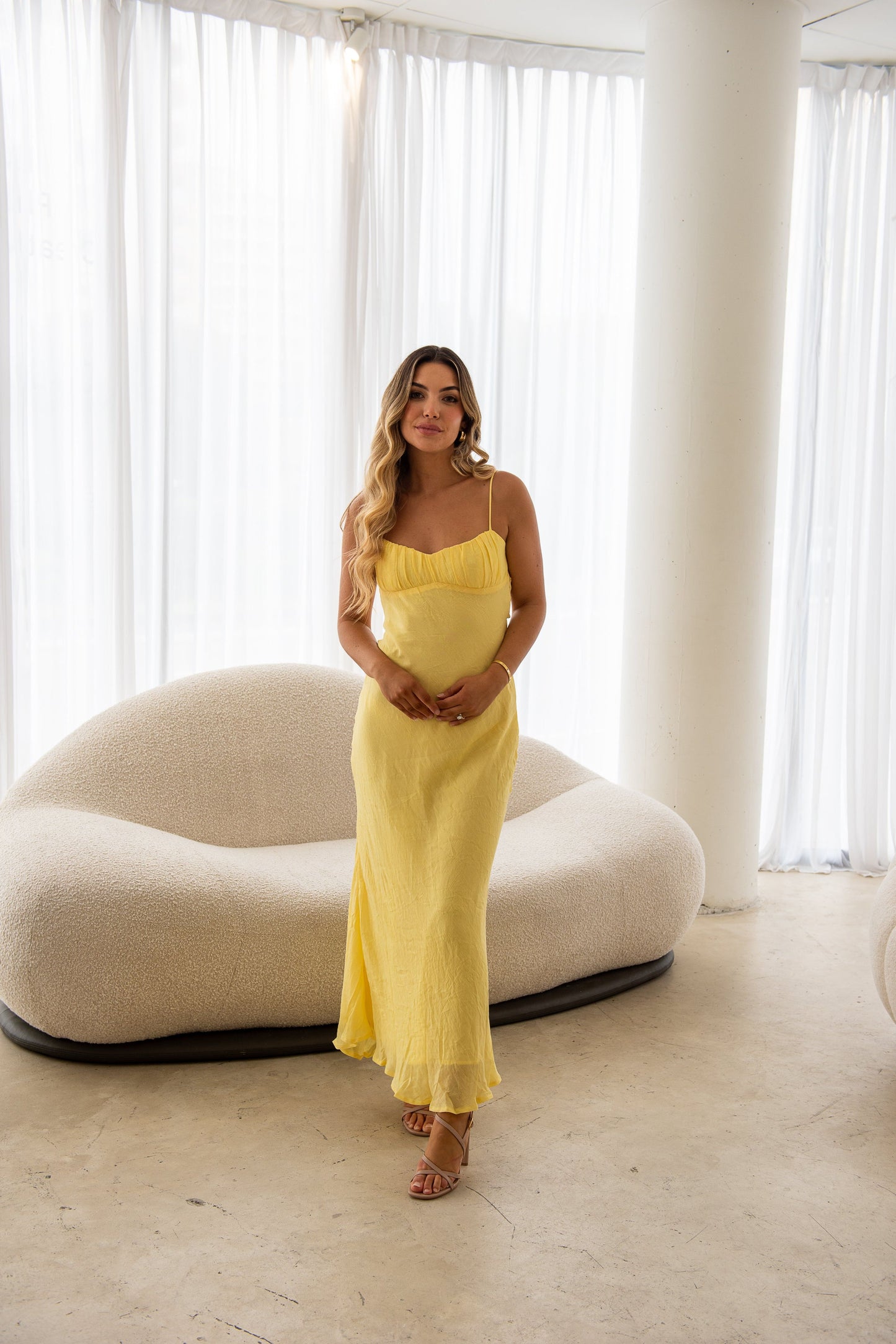 Malia Maxi Dress Yellow