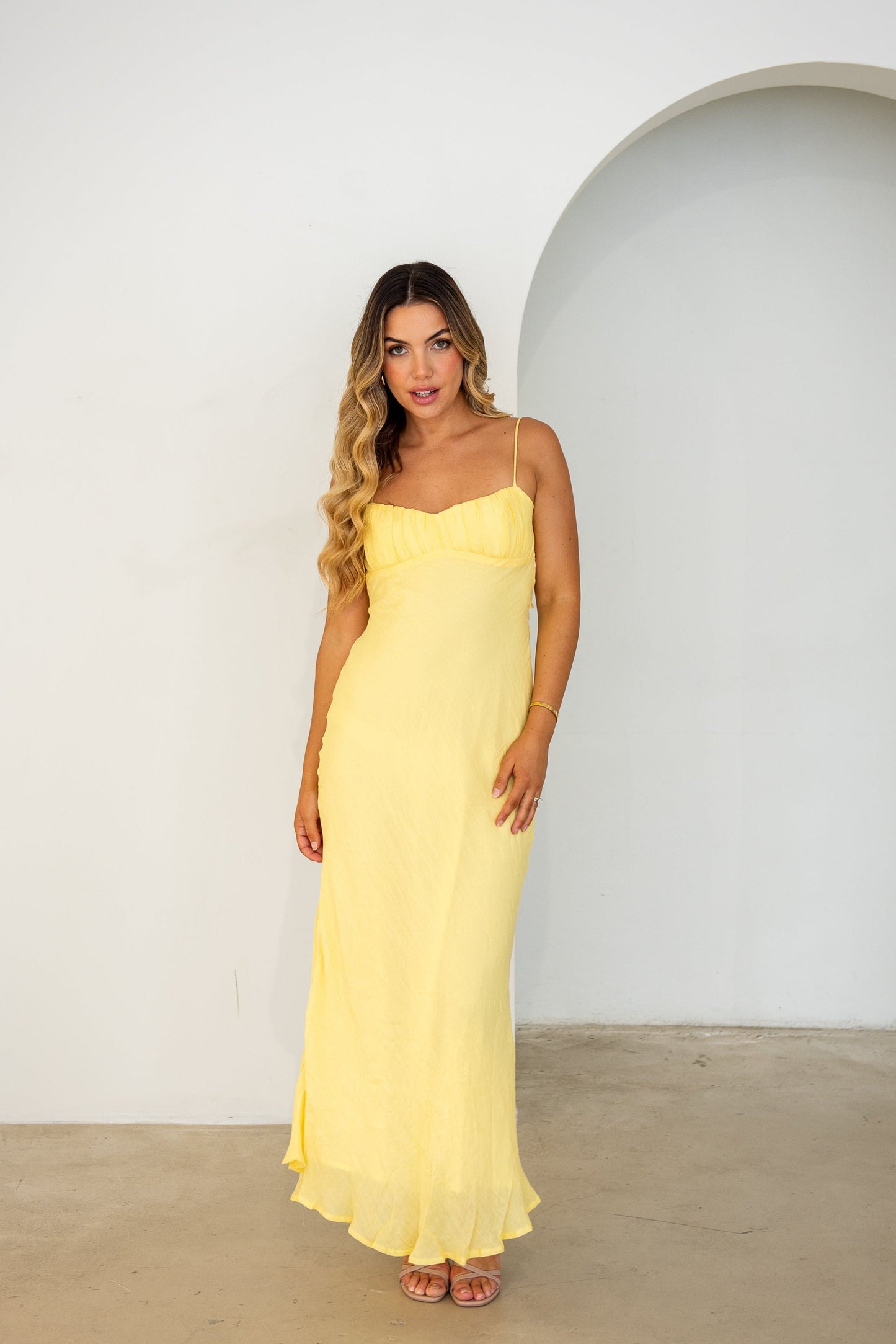 Malia Maxi Dress Yellow