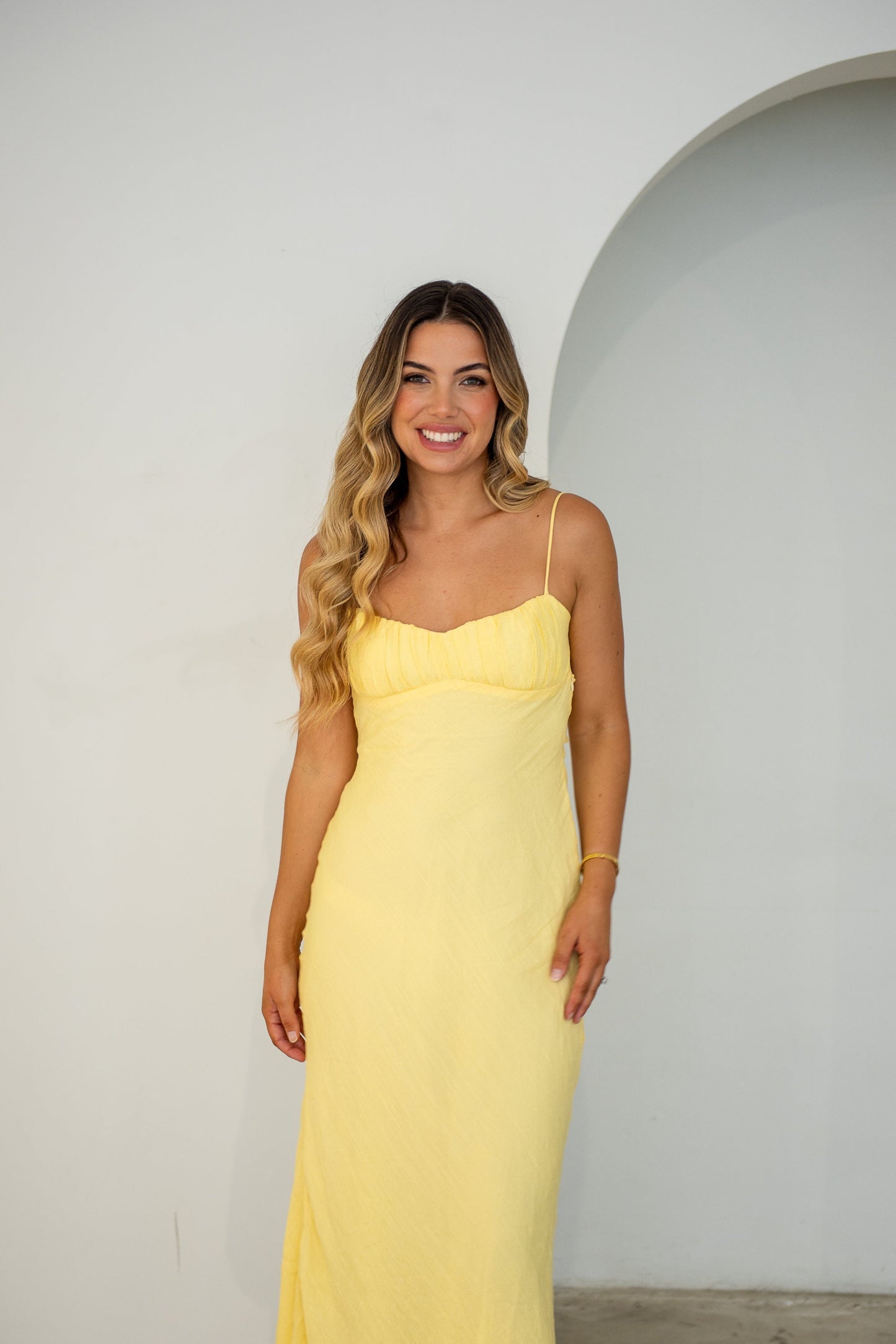 Malia Maxi Dress Yellow