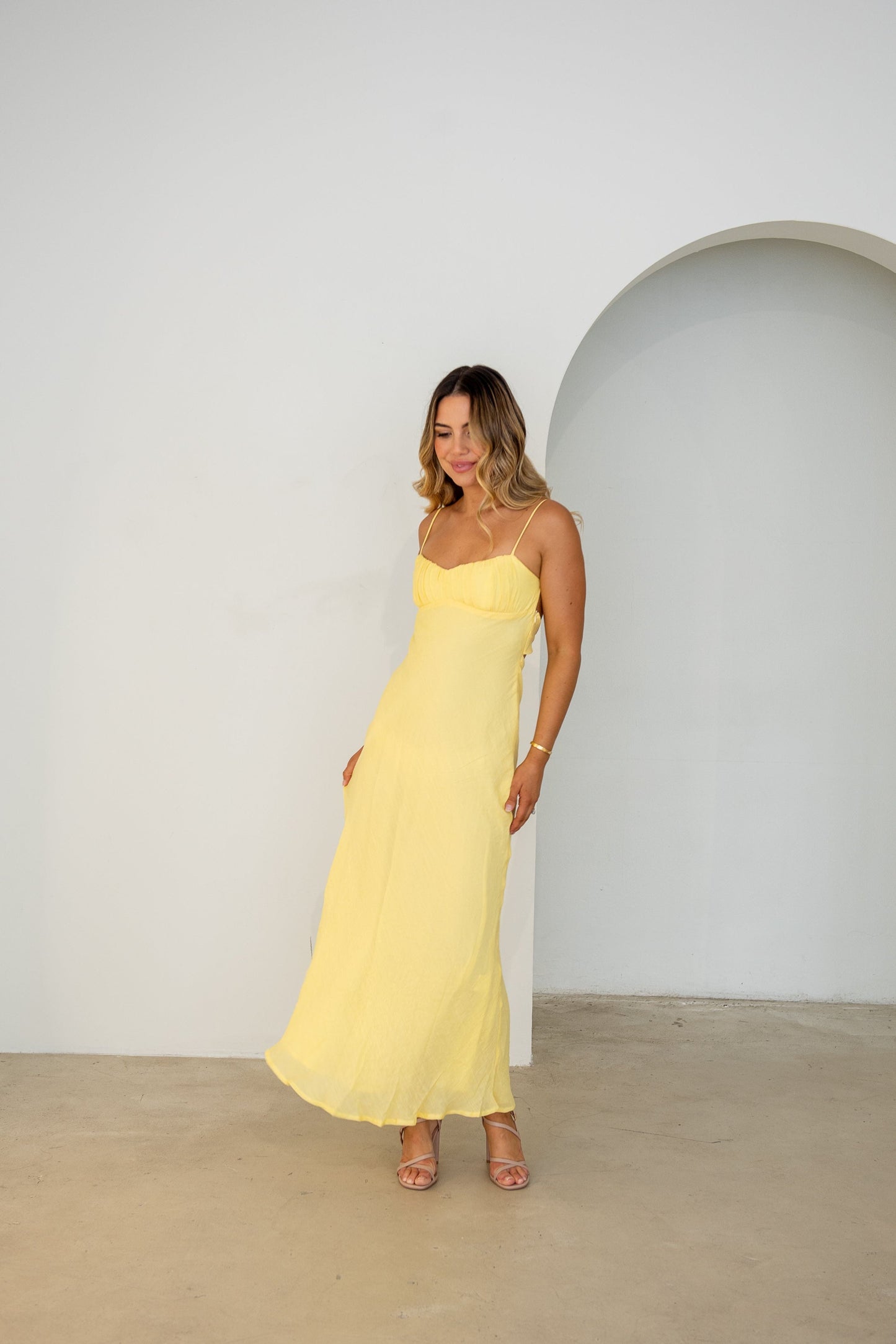 Malia Maxi Dress Yellow