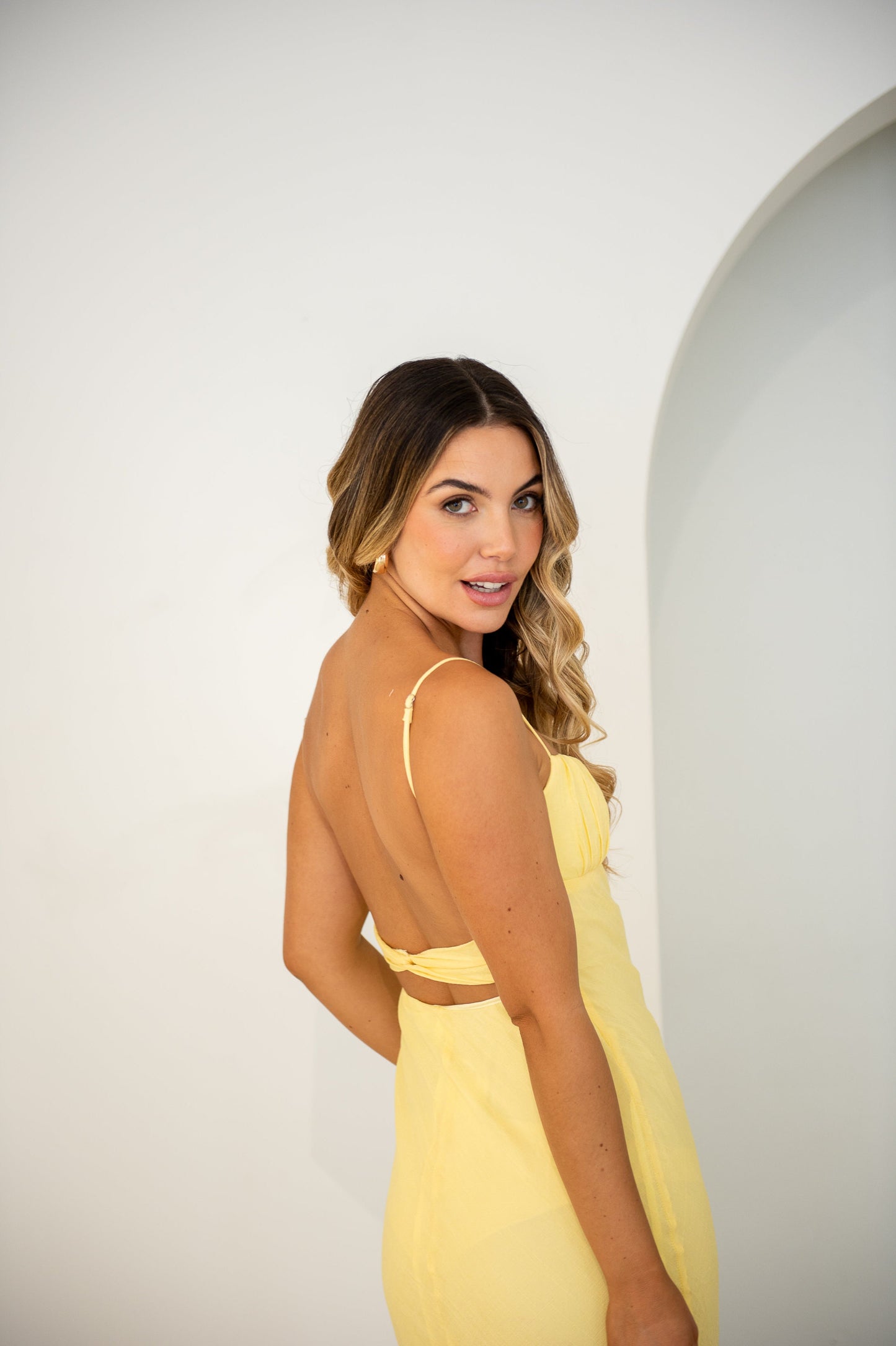 Malia Maxi Dress Yellow