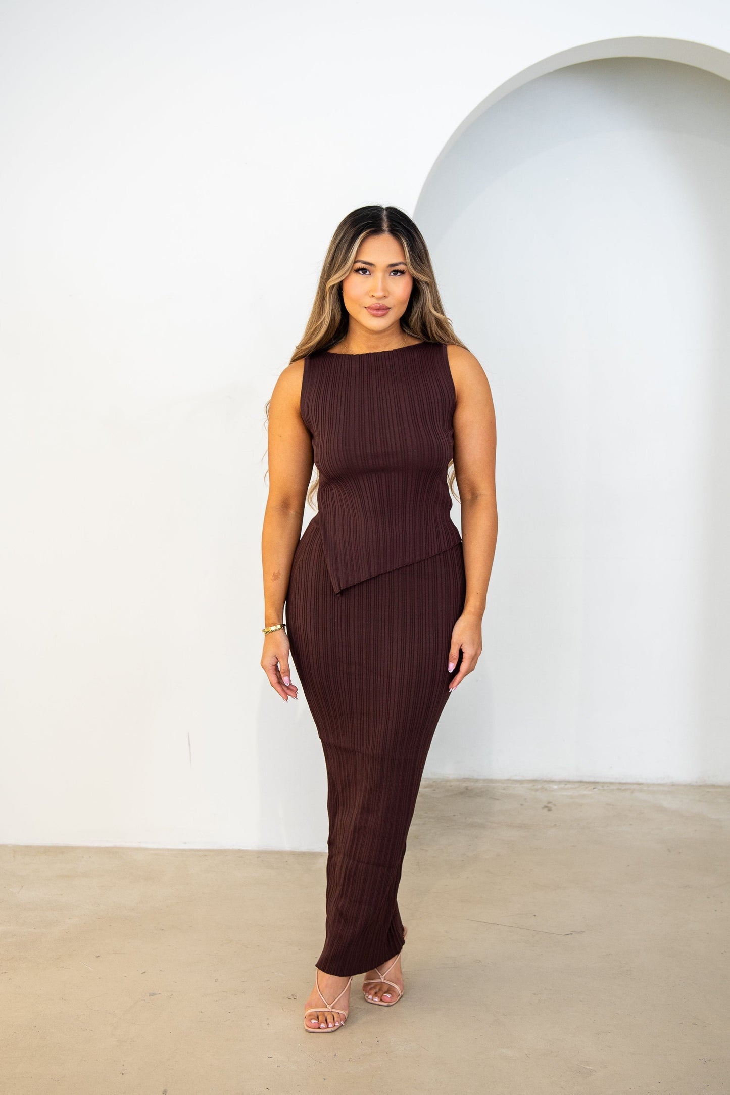 Blaire Skirt - Brown