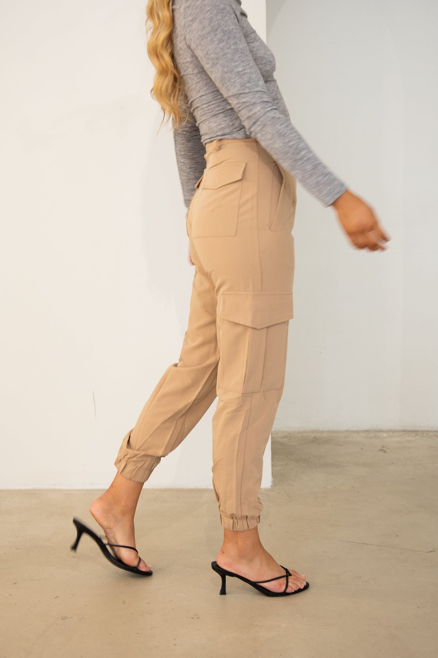 Celeste Top - Grey Off Shoulder